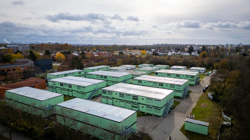 Op deze foto is te zien hoe een opvang locaties eruit kan zien